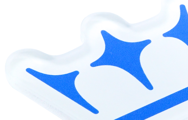 ตัวอย่างการติดเข็มกลัด