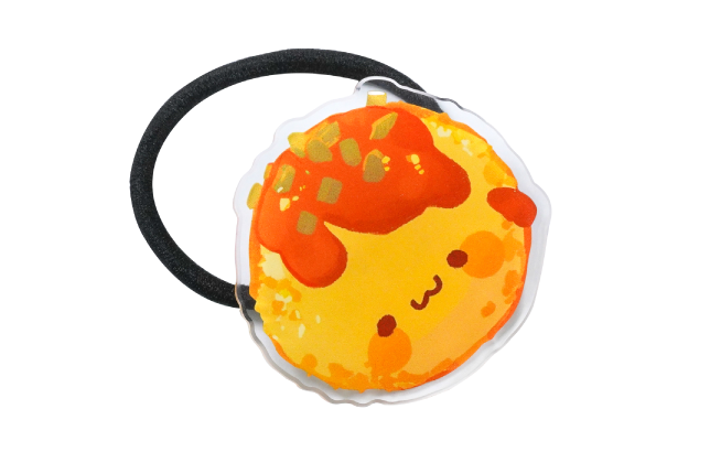 ตัวอย่างการใช้งานยางรัดผม